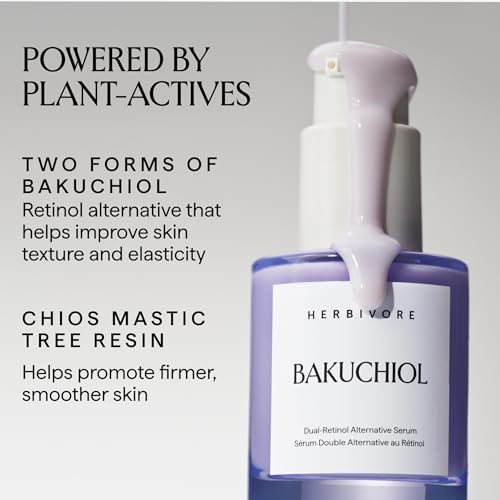 HERBIVORE Bakuchiol Dual-Retinol Alternative Anti-Aging Serum, - Product Imagery