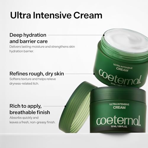 Hydrating Face Moisturizer for Dry & Sensitive Skin, K-Beauty - Product Imagery