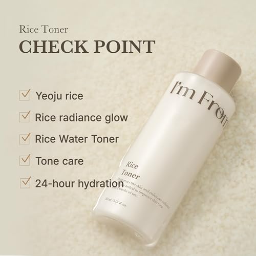 I'm From Rice Toner, Korea Glow Milky Rice Toner, niacinamide, - Product Imagery