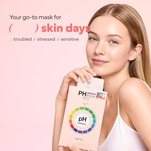 SAM’U PH Sensitive Relief Fit Face Mask – Redness-Reducing & - Product Imagery