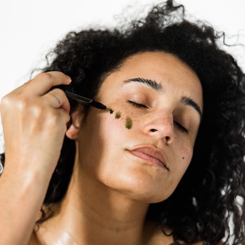 Amallow – Blue Tansy Face Serum – Anti-Aging Calming Botanical - Product Imagery