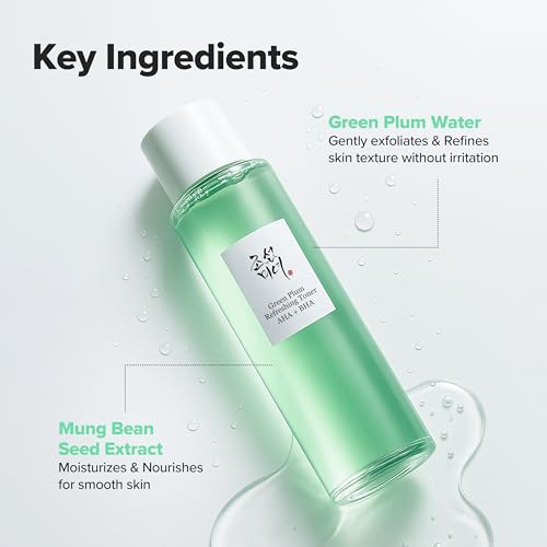 Beauty of Joseon Green Plum AHA BHA Toner Refreshing Facial - Product Imagery