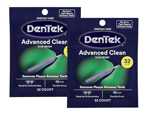 DenTek Complete Clean Easy Reach Floss Picks, Advanced Fluoride - Product Imagery