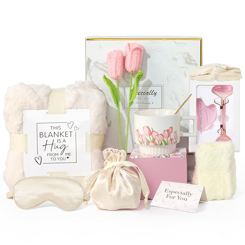 KCKLYY Birthday Gift Boxes for Women, Get Well Soon Gift Basket Gifts for Mom