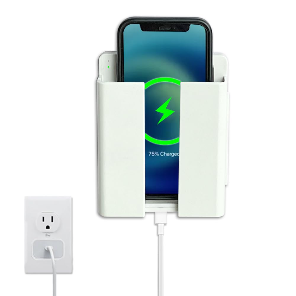 LANBON P2 Wireless Charger Wall Mounted,Wireless Phone Charger for Bedside/Desk/Garage/Kitchen,15W Fast Charging Station