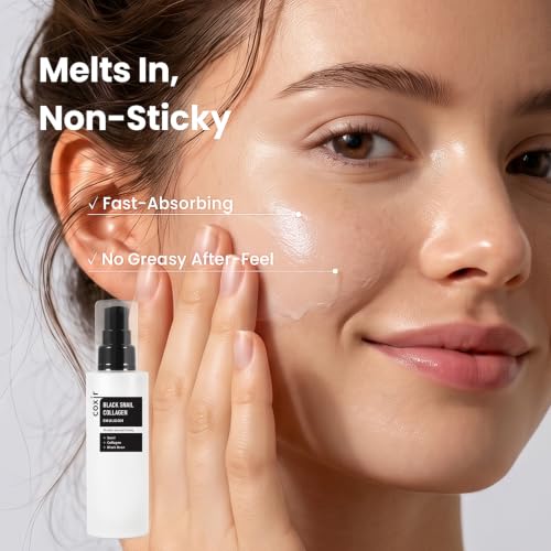 coxir Black Snail Collagen Emulsion, Korean Rice, Firming, 3.38 - Product Imagery