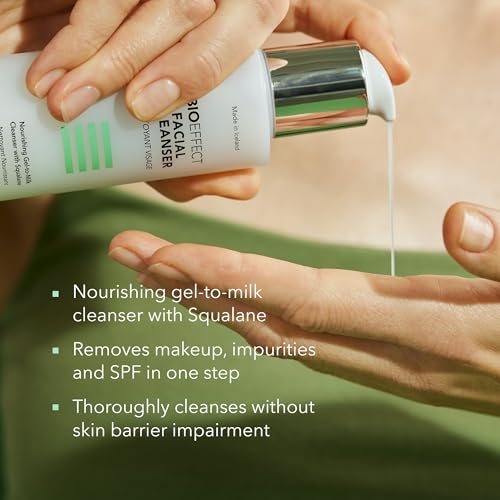 BIOEFFECT Facial Cleanser | Face Wash for Dry Skin, Squalane, - Product Imagery