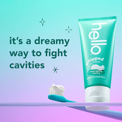 Hello Whipped Mellow Mint Dream and Peppermint Stick Toothpaste - Product Imagery