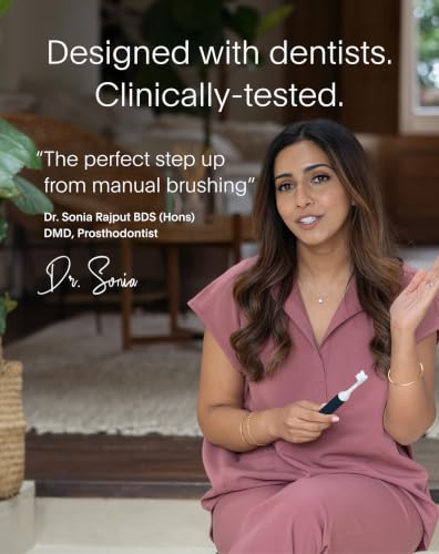 SURI NEW Core Sonic Electric Toothbrush | Up to 4 Weeks Battery - Product Imagery