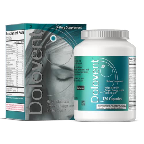 Dolovent Vitamin B2, Magnesium & CoQ10 Formula, 120 Capsules - Product Imagery