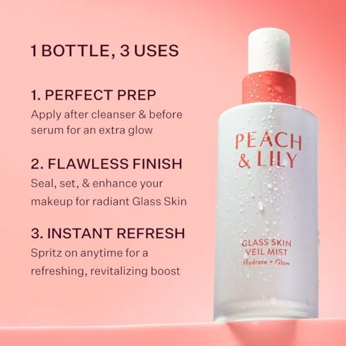 Peach & Lily - Glass Skin Veil Mist (3.38 ounces) - Hydrate & - Product Imagery