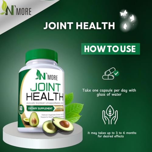 N'More Avocado Soybean Unsaponifiables Supplements - ASU Joint - Product Imagery