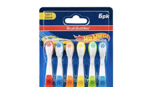 Brush Buddies Hot Wheels Toothbrush for Kids, Kids Toothbrushes, - Product Imagery