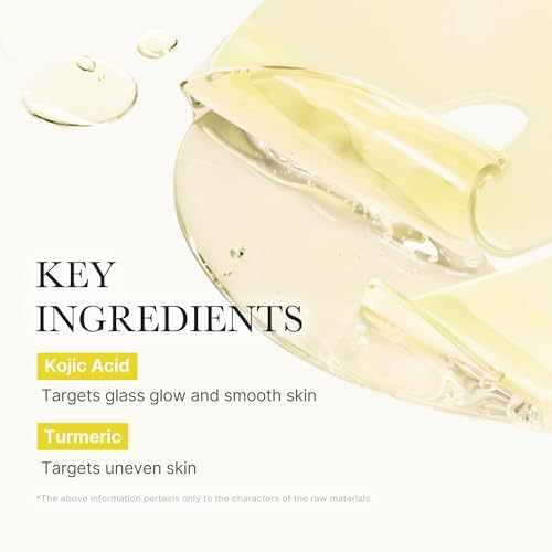 medicube Jelly Gel Mask with Brightening Kojic Acid Turmeric, 4EA - Product Imagery