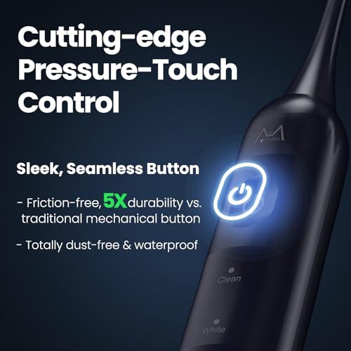 Electric Toothbrush for Adults, Rechargeable Sonic Toothbrush - Product Imagery