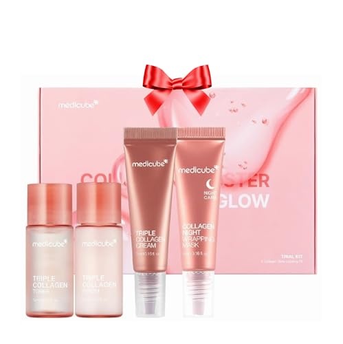 medicube Glass Skin Collagen Trial Kit - Mini Skincare Set - Product Imagery