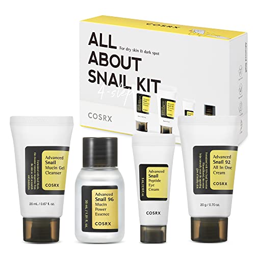 COSRX All About Snail Mucin Korean Skin Care Set, Mini Travel - Product Imagery