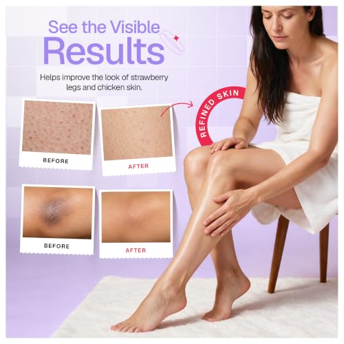 DERMAdoctor KP Bump Eraser Body Scrub for Keratosis Pilaris, 16 - Product Imagery