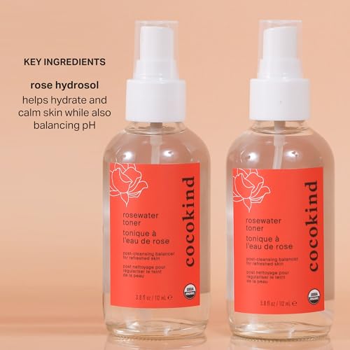 Cocokind Rosewater Facial Toner, 4 Fl Oz - Product Imagery