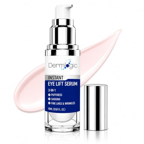 Dermlogic Under Eye Puffiness & Dark Circles Rapid Treatment- Instantly Reduces the Appearance of Puffy Eye Bags, Crow’s