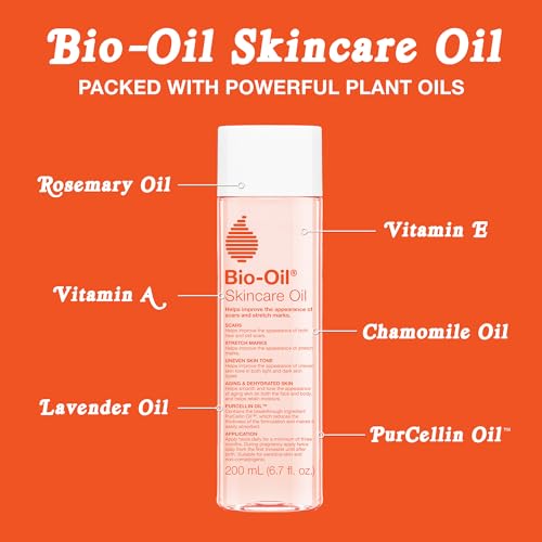 Bio-Oil Skincare Body Oil Serum, Scars & Stretch Marks, 6.7 fl oz - Product Imagery