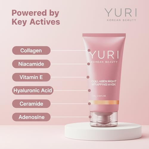 Collagen Night Wrapping Mask, Collagen Overnight Glass Skin Peel - Product Imagery