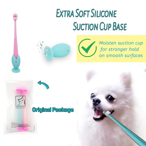 E.M&S.T by Emmeliestella Small Dog & Cat Toothbrush 360° Soft - Product Imagery