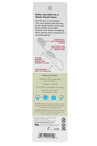 Radius - Scuba Toothbrush Right-Handed BPA-Free Colors May Vary - Product Imagery