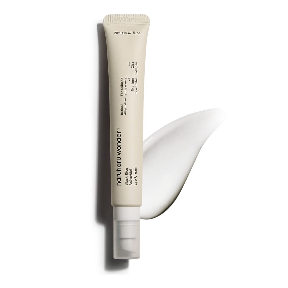 haruharu wonder Black Rice Bakuchiol Eye Cream, 0.67 fl. oz, - Product Imagery