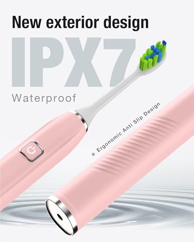 7AM2M Sonic Electric Toothbrush for Adults & Kids, One Charge - Product Imagery