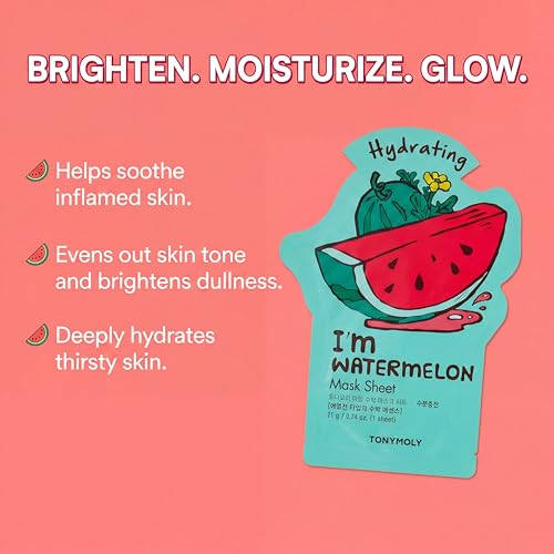TONYMOLY I'm Face Sheet Masks - Hydrating & Soothing Korean - Product Imagery