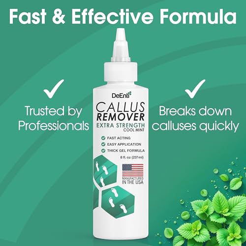DeEnti Foot Callus Remover Gel, Dead Skin Remover for Feet, 8oz - Product Imagery