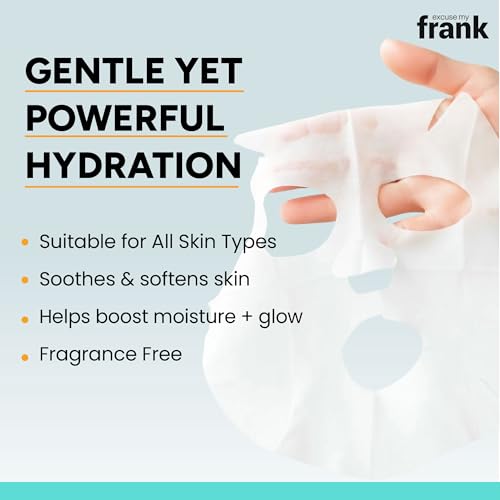 Excuse My Frank Hydro Calming Sheet Mask Korean Skincare for - Product Imagery