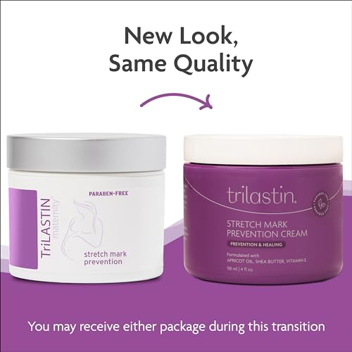 TriLASTIN Stretch Mark Cream for Pregnancy – Hydrating Belly - Product Imagery