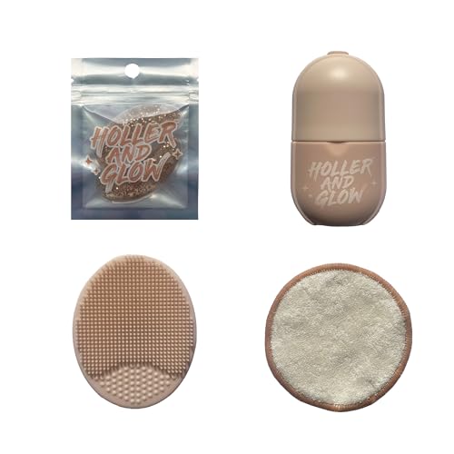 Holler & Glow Skin Basics Skincare Set - Ice Roller, Mask, Face - Product Imagery
