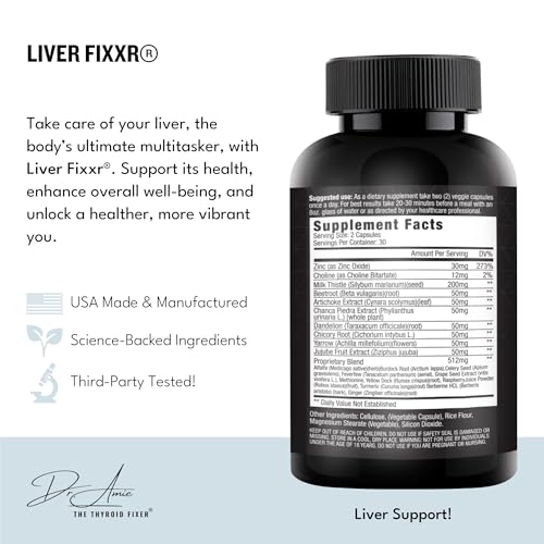 Liver by Dr. Amie | Liver Support Supplement | Supports Liver, - Product Imagery