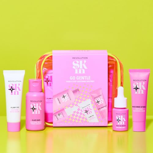 Revolution Skin Go Gentle 4 Step Starter Kit, 4 Mini Products - Product Imagery
