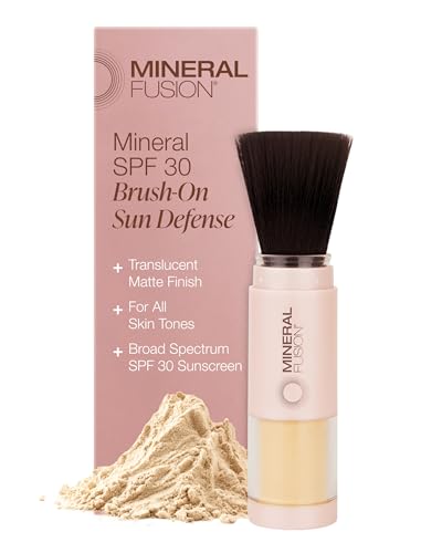 Mineral Fusion Brush-On Powder Sunscreen for Face SPF 30 – Unscented