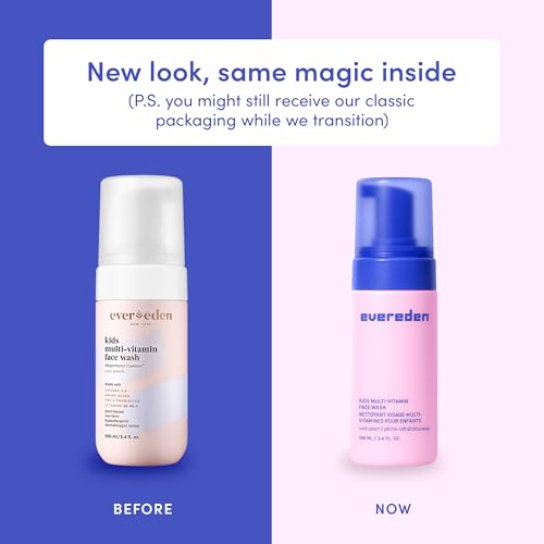 Evereden Kids Multi-Vitamin Face Wash, Dermatologist-Tested, - Product Imagery