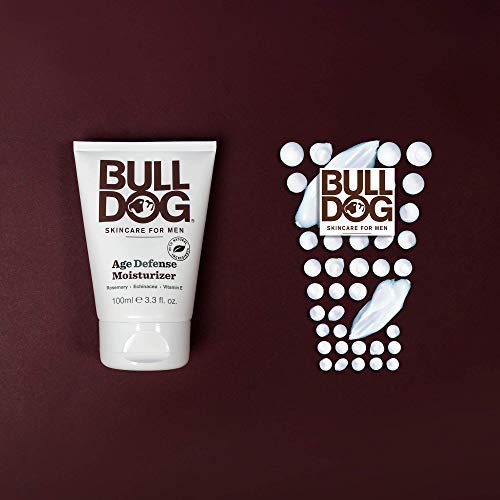 BULLDOG Mens Skincare and Grooming Face Moisturizer Age Defense, - Product Imagery