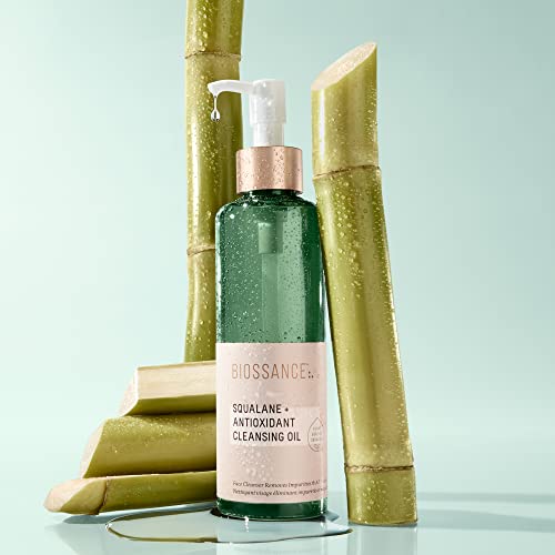 BIOSSANCE Squalane + Antioxidant Cleansing Oil. Lightweight - Product Imagery