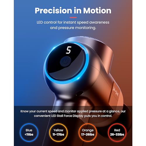 BOB AND BRAD C2 Pro Massage Gun with Heat and Cold Therapy, FSA - Product Imagery