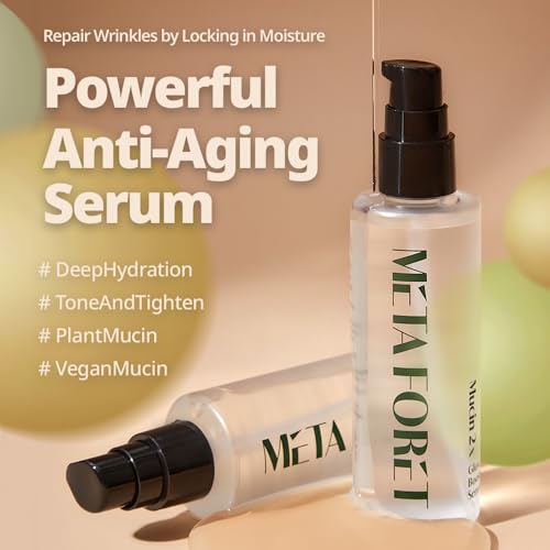 METAFORET Vegan Mucin 2x Boost Serum 3.38oz 100ml / Day and - Product Imagery
