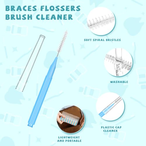 100PCS Interdental Brushes Between Teeth for Braces, Flossers - Product Imagery