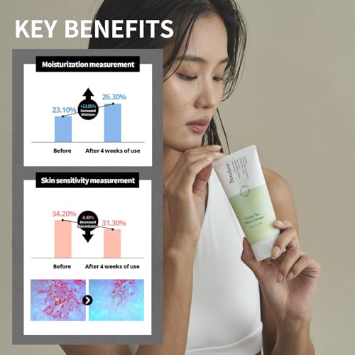BONAJOUR] Green Tea Water Cream Vegan Moisturizing Facial Gel - Product Imagery