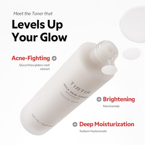 TIRTIR Milk Skin Rice Toner - Deep Moisturizing, Hydrating and - Product Imagery