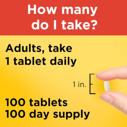 Nature Made Vitamin C 500 mg Tablets for Daily Immune Support, - Product Imagery