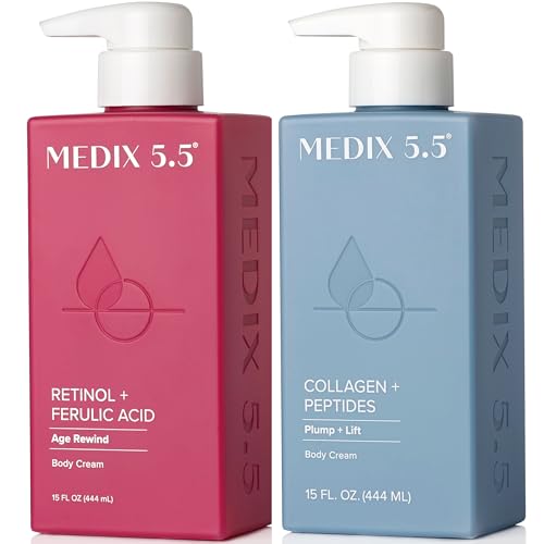 Medix 5.5 Retinol Cream + Collagen Cream Skincare Set - Product Imagery