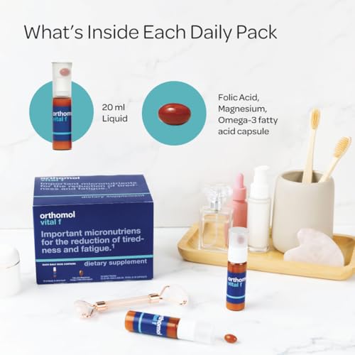 Orthomol Vital F Women's Multivitamin Vials, 30-Day Supply - Product Imagery
