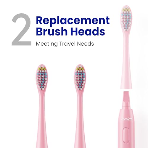 7AM2M Sonic Travel Electric Toothbrush for Adults&Kids, Travel - Product Imagery